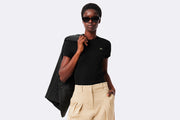 Lacoste Wmns Slim Fit Tee Shirt Black